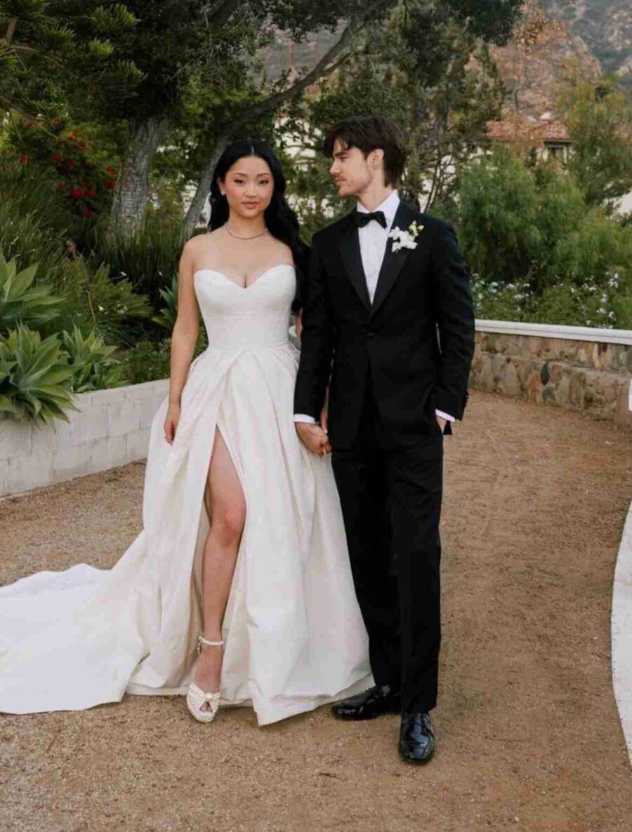Lana Condor And Anthony De La Torre Tie The Knot In Romantic Malibu(00)